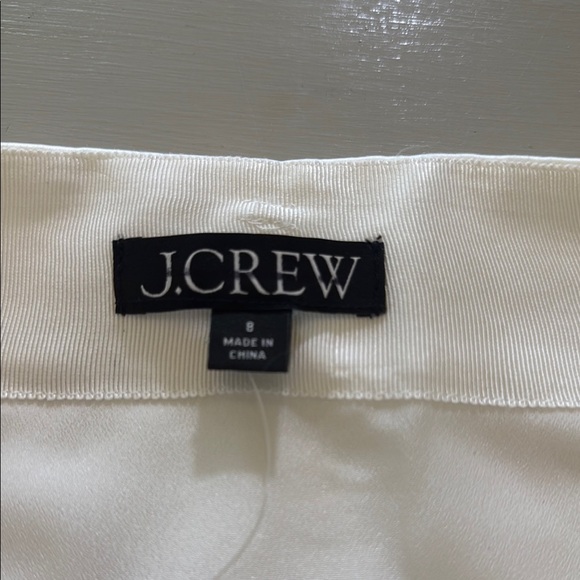 j. Crew Belted mini skirt in duchesse satin Size 8 - Picture 9 of 11